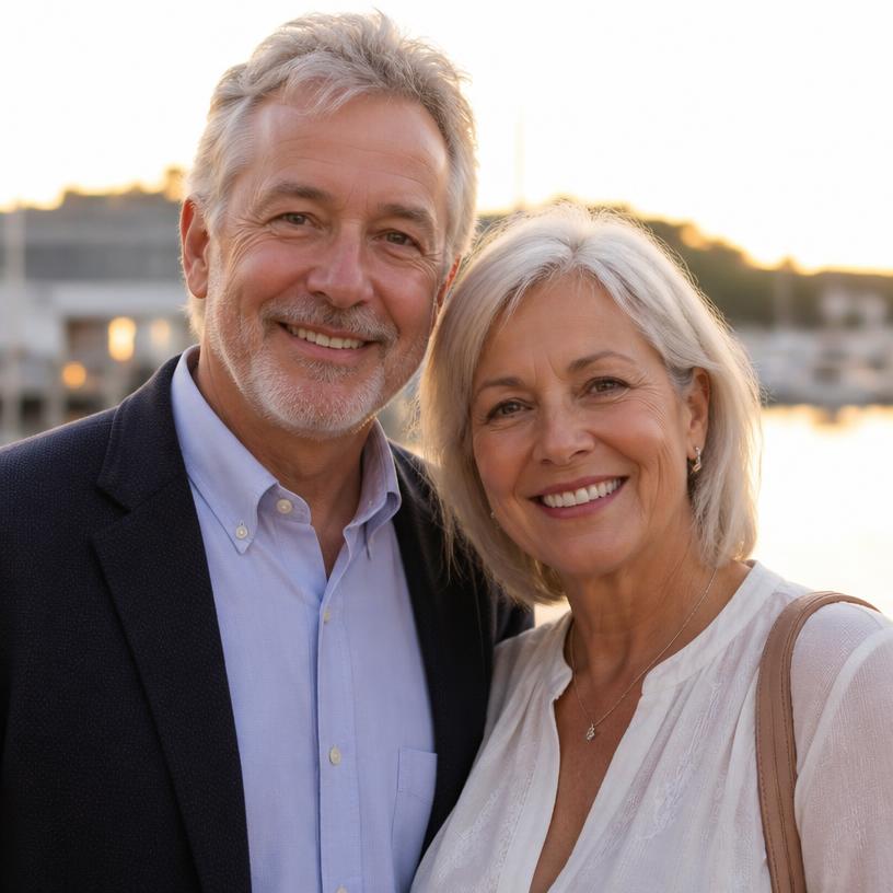 Portrait of Bob & Carol Whitman